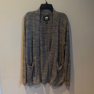 Roots Canada Heathered Gray Cardigan